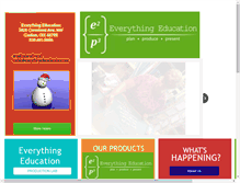 Tablet Screenshot of everythingeducationstore.com